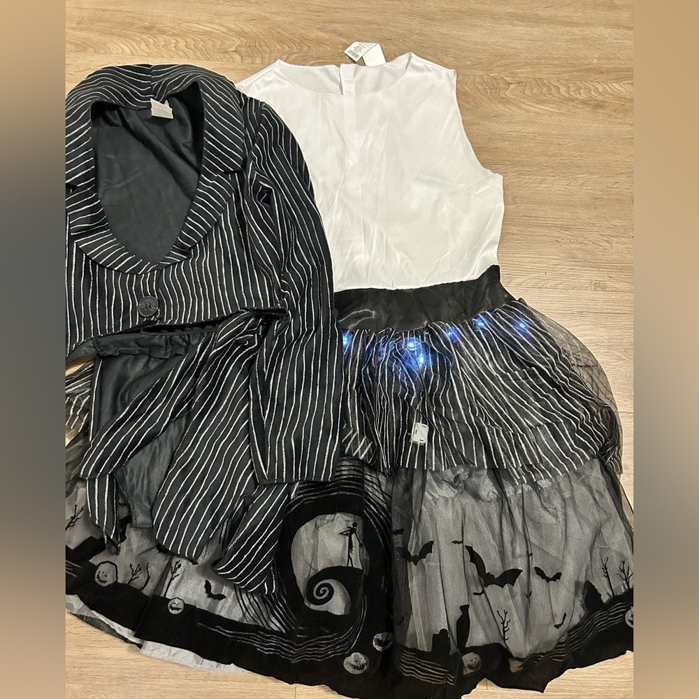 Jack Skellington from The nightmare before Christmas costume.